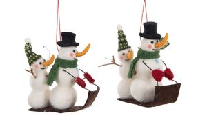 Hovedbilde Juletrepynt- snømenn på ...
