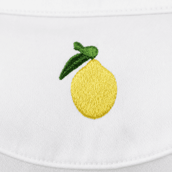 Hvit silkepysjamas med shorts