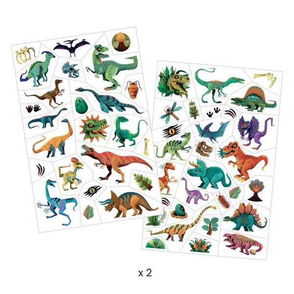 Tatoveringer til barn – dinosaurer fra Djeco (midlertidige)
