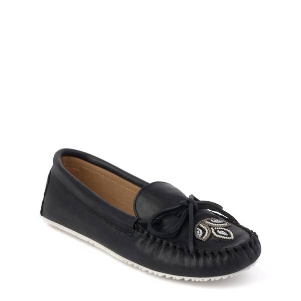 Manitobah- Canoe Grain Moccasin svart